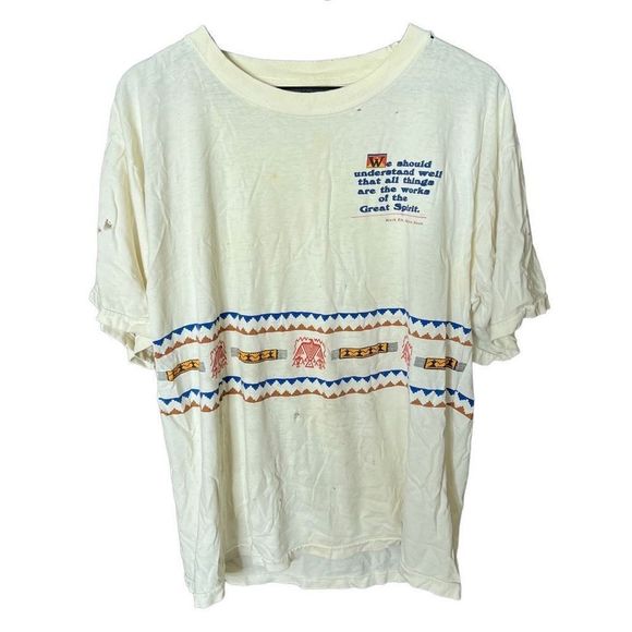 VTG Native American T Shirt Medium - Picture 2 of 6